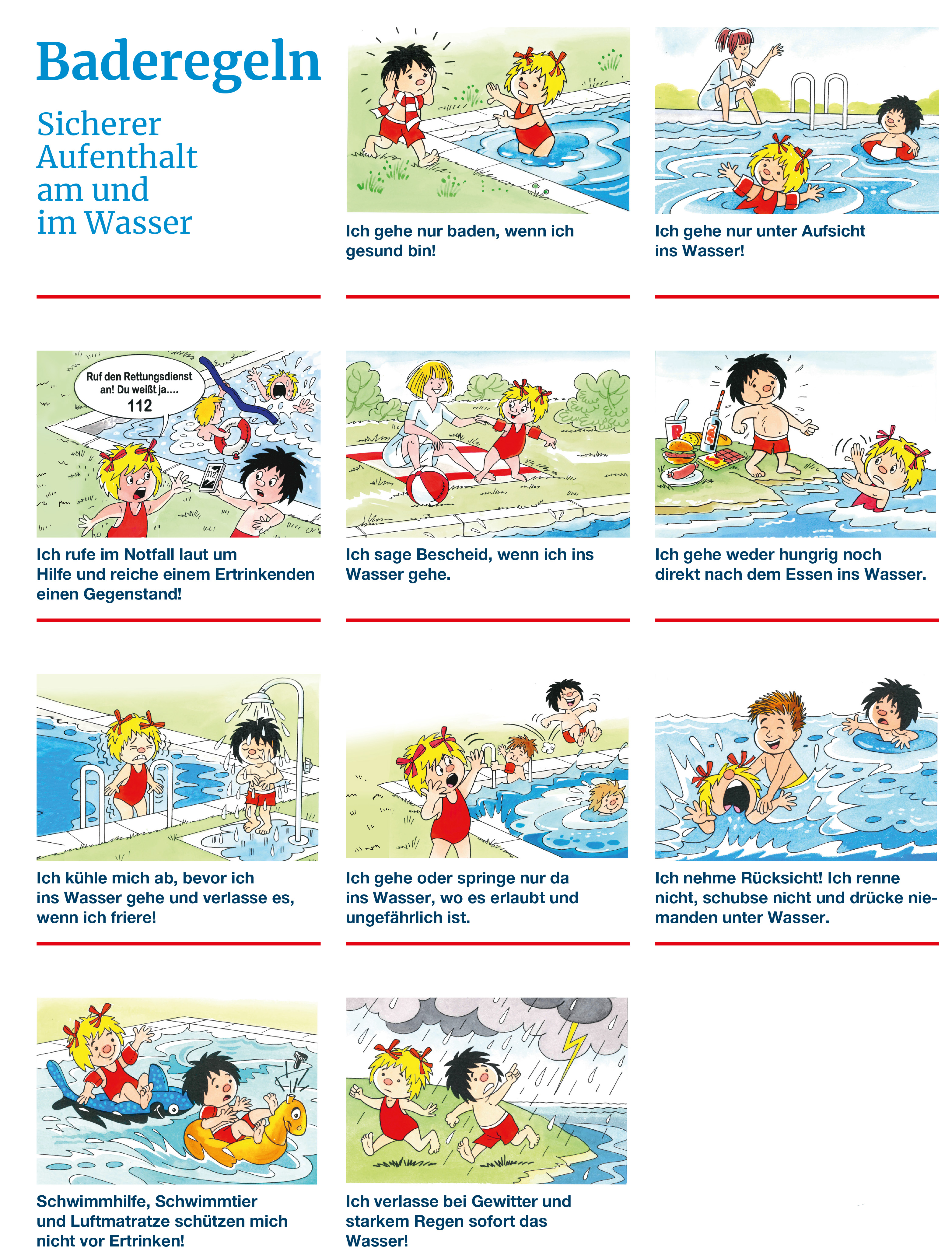 Schwimmregeln